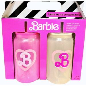 Dragonfly Drinkware x Barbie Tumbler & Iced Cappuccino Mix Boxed Set